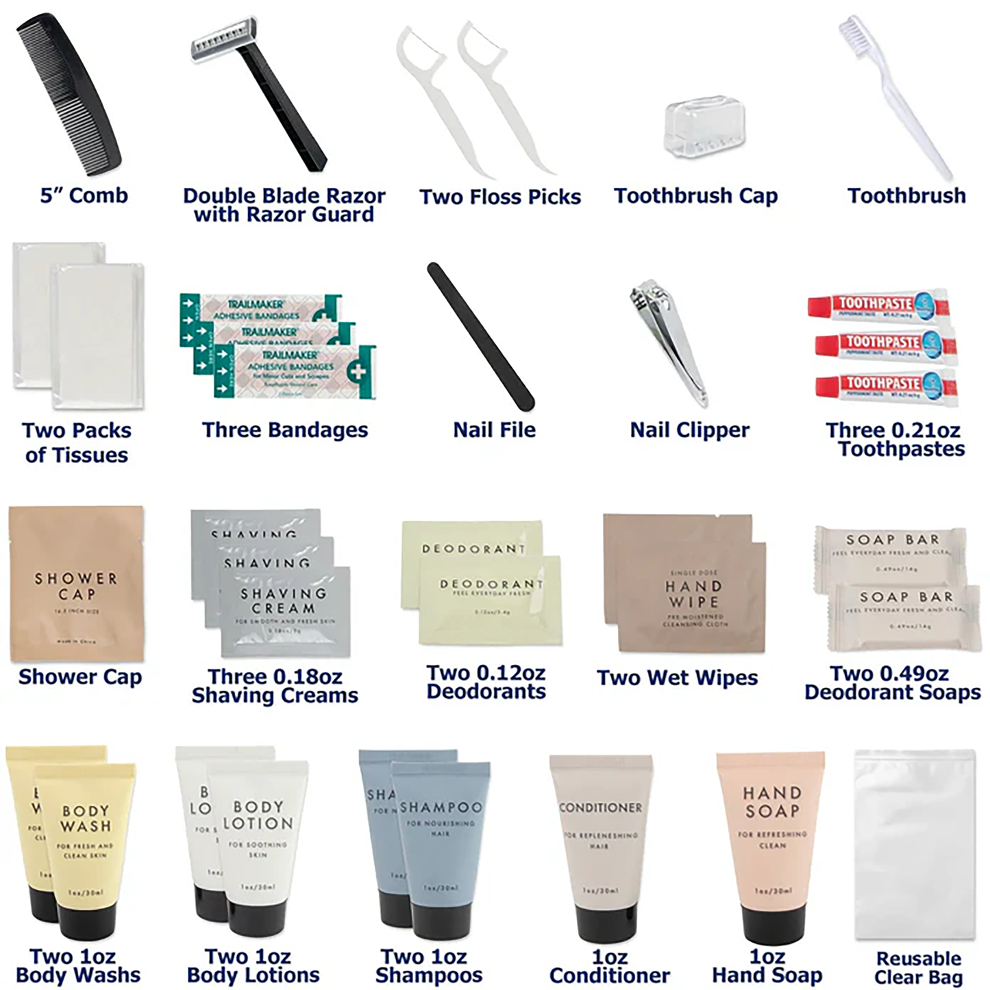 Premium 35 Piece Body Wash Kit